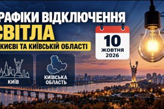 Графіки відключення світла Київ та область 10 жовтня: актуальна інформація