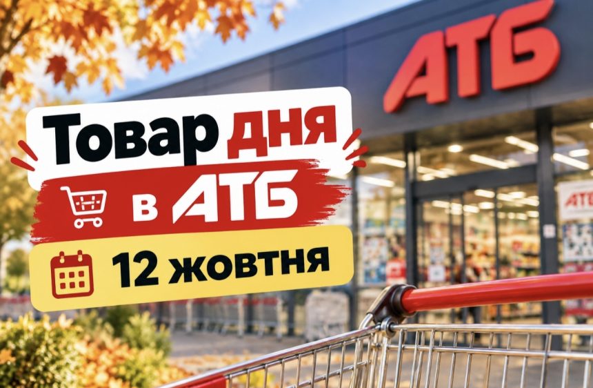 Товар дня в АТБ 12 жовтня 2026: що можна купити зі знижкою до 50%