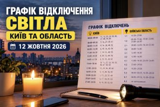 Оновлені графіки відключення світла в Києві та області 12 жовтня — коли не буде електроенергії та які черги залишаться без світла