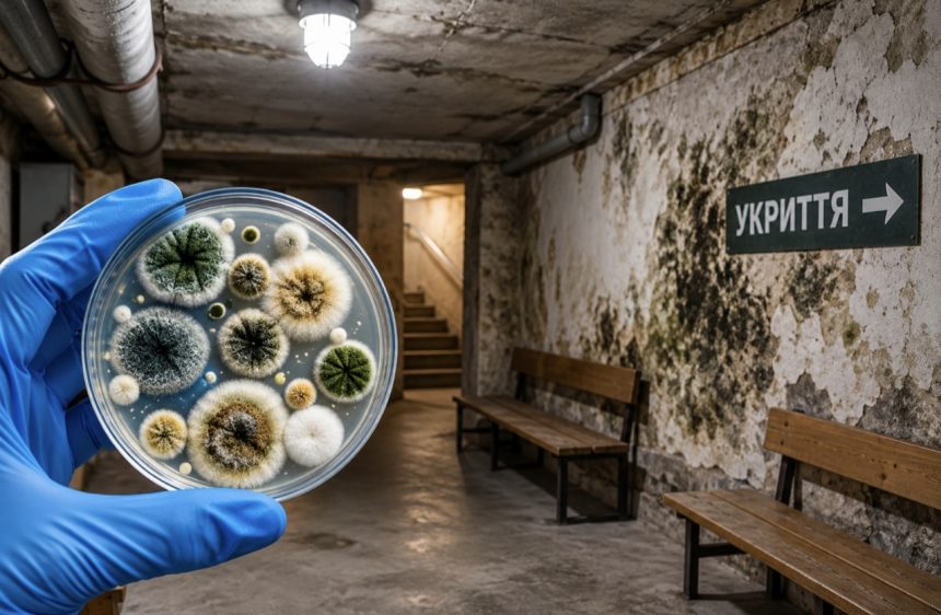 Чим небезпечна пліснява в укриттях України та як захистити здоров'я під час повітряної тривоги