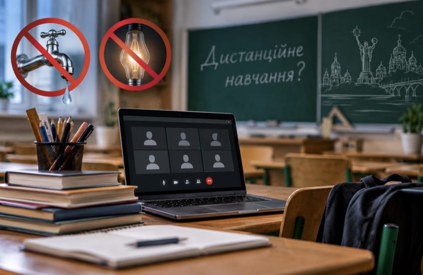Як працюватимуть школи Києва без води та світла, коли можливе дистанційне навчання та що повідомили у КМДА