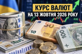 Який курс долара, євро та злотого на 13 жовтня 2026 року: скільки коштує валюта за даними НБУ