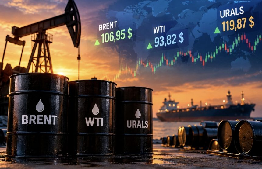Ціна нафти 13 жовтня 2026 року: скільки коштують Brent, WTI та російська Urals