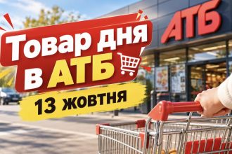 Товар дня в АТБ 13 жовтня 2026: що можна купити зі знижкою до 50%
