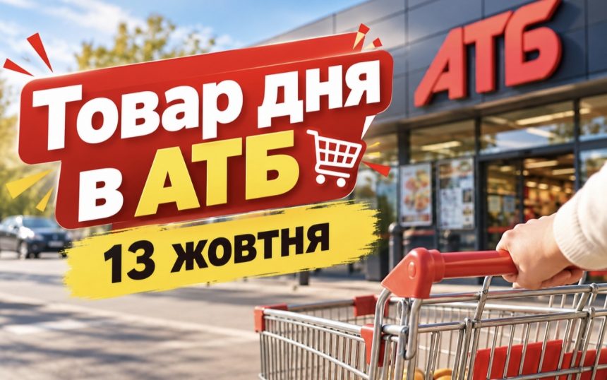 Товар дня в АТБ 13 жовтня 2026: що можна купити зі знижкою до 50%