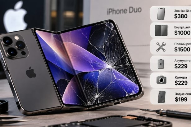 Скільки коштує ремонт iPhone Duo у 2026 році та які деталі складаного смартфона найдорожчі