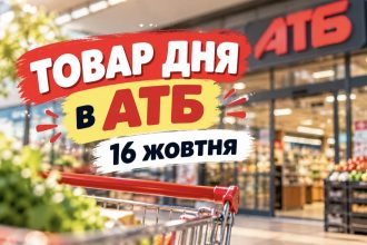 Товар дня в АТБ 16 жовтня 2026 року: що сьогодні можна купити зі знижкою до 50%