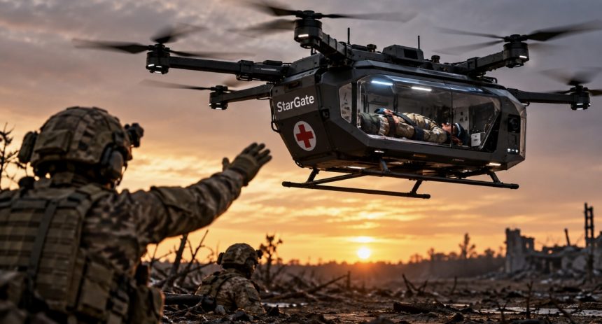 Українська SkyFall створила дрон для евакуації людей — що таке StarGate, скільки він може перевозити та як забезпечується безпека