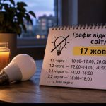 Відключення світла на Івано-Франківщині 17 жовтня: нові графіки, які черги змінили та скільки годин не буде електрики