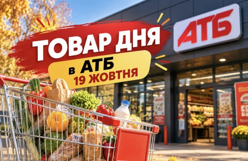 Товар дня в АТБ 19 жовтня 2026 року: який товар продають зі знижкою до 50%, скільки він коштує та яка економія