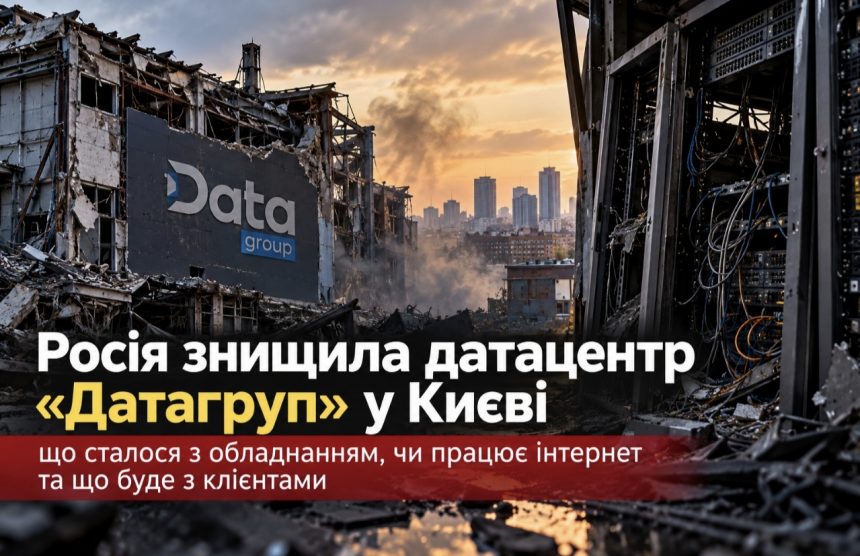 Росія вивела з ладу датацентр «Датагруп» — чому його не відновлять, чи залишаться клієнти без інтернету та що робити