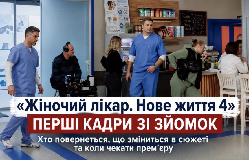 СТБ показав перші кадри зі зйомок четвертого сезону «Жіночий лікар. Нове життя»