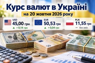 Курс валют 20 жовтня: скільки коштуватимуть долар, євро та польський злотий сьогодні