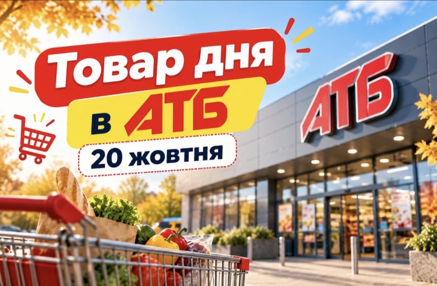 Товар дня в АТБ 20 жовтня 2026 року — який товар продають зі знижкою до 50%, скільки він коштує та яка економія