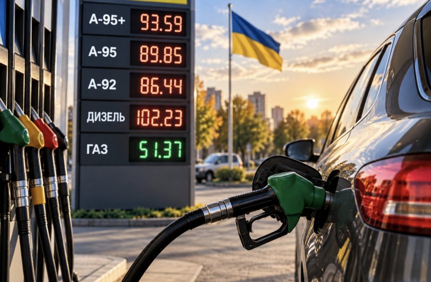 Ціни на бензин в Україні 21 жовтня 2026 року: скільки сьогодні коштує пальне на АЗС