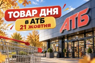 Товар дня в АТБ 21 жовтня 2026: що можна купити зі знижкою до 50%