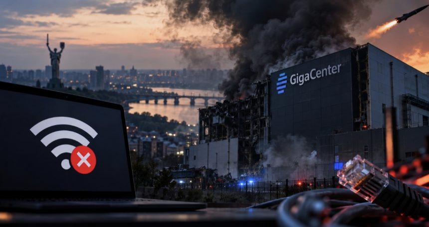 Київ може залишитися без інтернету: що сталося з датацентром GigaCenter, кому загрожують відключення та що відомо