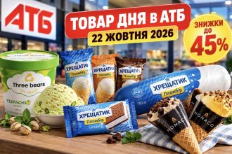 Товар дня в АТБ 22 жовтня 2026 року: який товар продають зі знижкою до 50%, скільки він коштує та яка економія