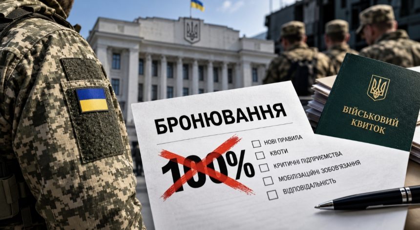 Нові правила бронювання з 1 грудня — кому залишать відстрочку, хто може її втратити та що зміниться для підприємств