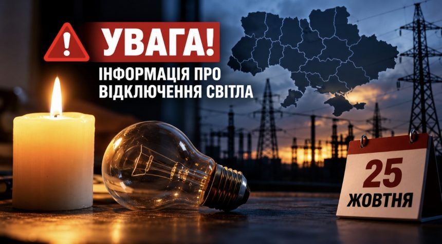 Світло вимикатимуть майже весь день: які графіки діятимуть 25 жовтня в Україні
