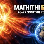 Магнітні бурі 26–27 жовтня 2026 року: прогноз K-індексу, небезпечні години та вплив на самопочуття