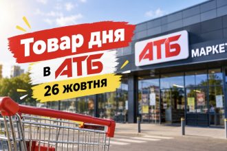 Товар дня в АТБ 26 жовтня 2026 року — що продають зі знижкою до 50% та скільки можна заощадити