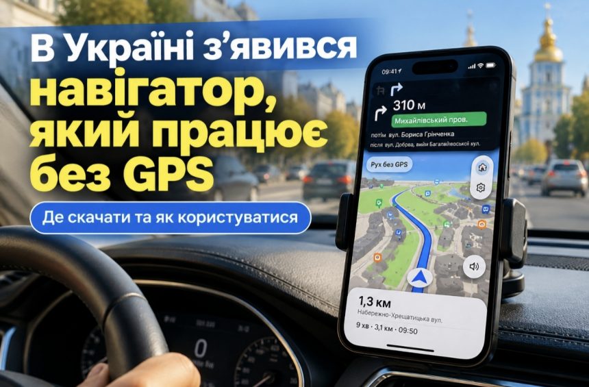 В Україні з’явився навігатор, який працює без GPS — як користуватися та де завантажити