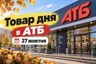 Товар дня в АТБ 27 жовтня 2026 року — що продають зі знижкою до 50% та скільки можна заощадити