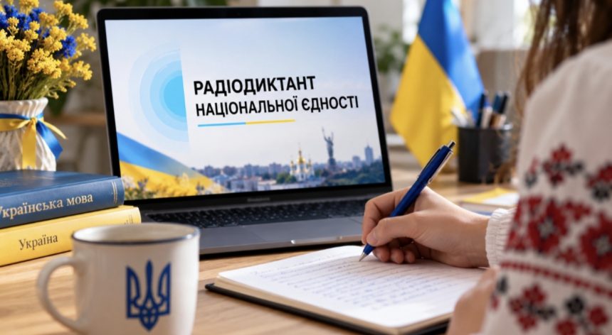 Вся Україна писатиме Радіодиктант 2026 — хто автор тексту, де дивитися трансляцію та як взяти участь
