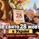 Яке свято 28 жовтня 2026 року в Україні: традиції, народні прикмети та головні заборони дня