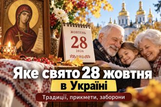 Яке свято 28 жовтня 2026 року в Україні: традиції, народні прикмети та головні заборони дня