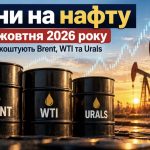 Ціни на нафту 28 жовтня 2026 року: скільки коштують Brent, WTI та Urals сьогодні