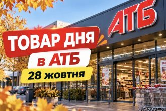 Товар дня в АТБ 28 жовтня 2026 року — що продають зі знижкою до 50% та скільки можна заощадити