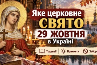 Церковне свято 29 жовтня 2026 в Україні: кому моляться цього дня, що не можна робити, які прикмети віщують зміну погоди