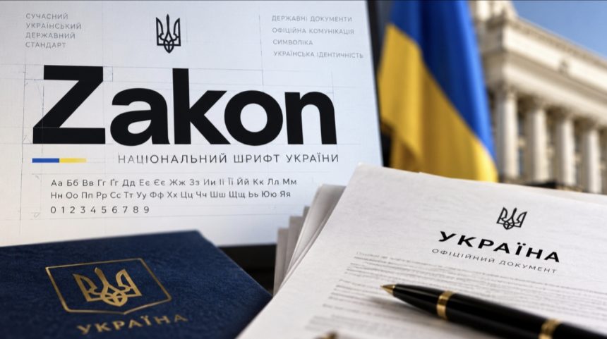 Як виглядає український шрифт Zakon та де його можна буде завантажити