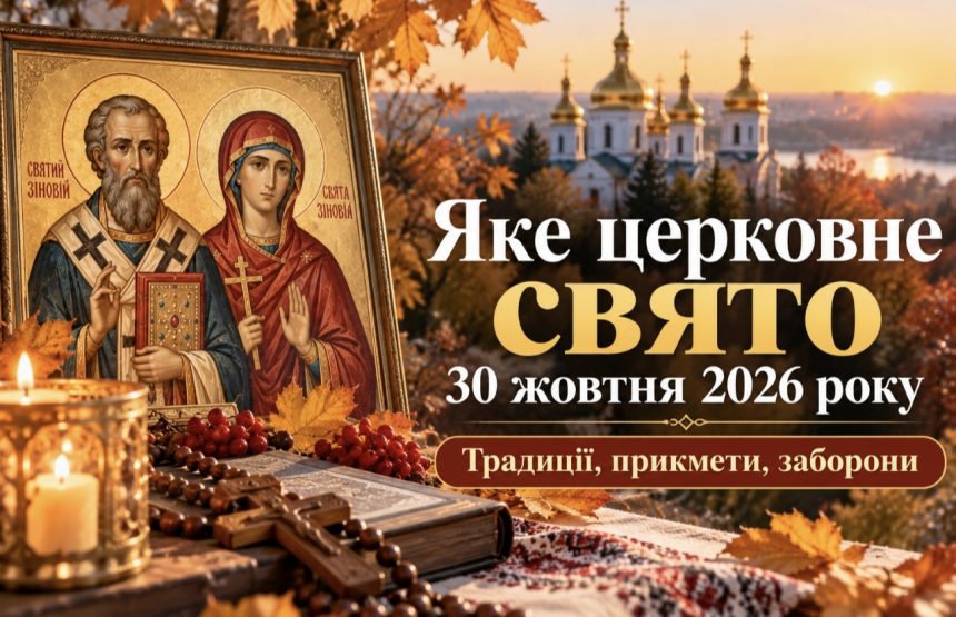 Яке свято 30 жовтня в Україні — що означає день Зіновія та Зіновії, кому потрібно молитися і чого варто уникати