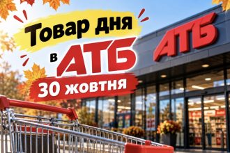 Товар дня в АТБ 30 жовтня 2026: що можна купити сьогодні зі знижкою до 50%