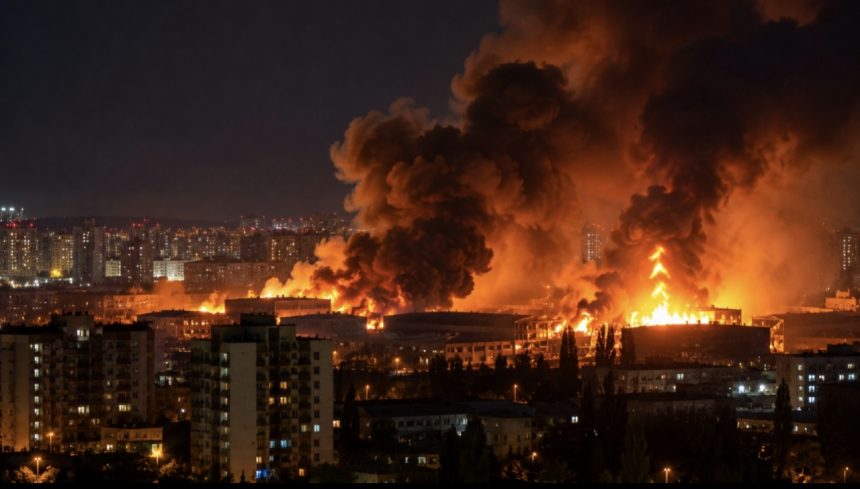 Вибухи в Києві 29 жовтня: де влучила балістика, скільки ударів було та що горить у Дарницькому районі