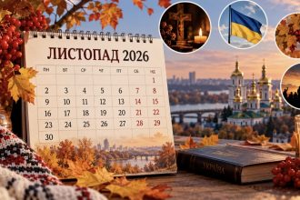 Календар свят на листопад 2026: що і коли відзначають українці, які церковні дати важливі та скільки буде вихідних