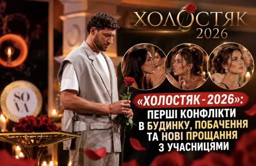 Холостяк-2026: гучні сварки, романтичні побачення та несподівані прощання — хто покинув шоу в 3 випуску