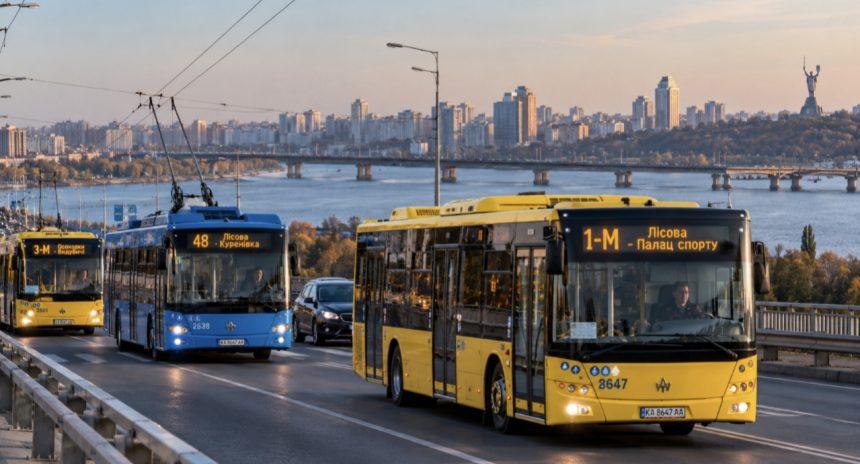 Які нові маршрути автобусів запустили в Києві, де вони курсуватимуть та як доїхати з лівого берега на правий