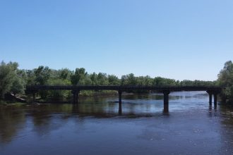 Автомобільний міст через Псел на трасі М22 у Кременчуцькому районі