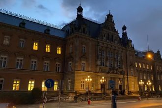 Будівля Вищого земельного суду в Гамбурзі, де судять Сергія Кузнєцова